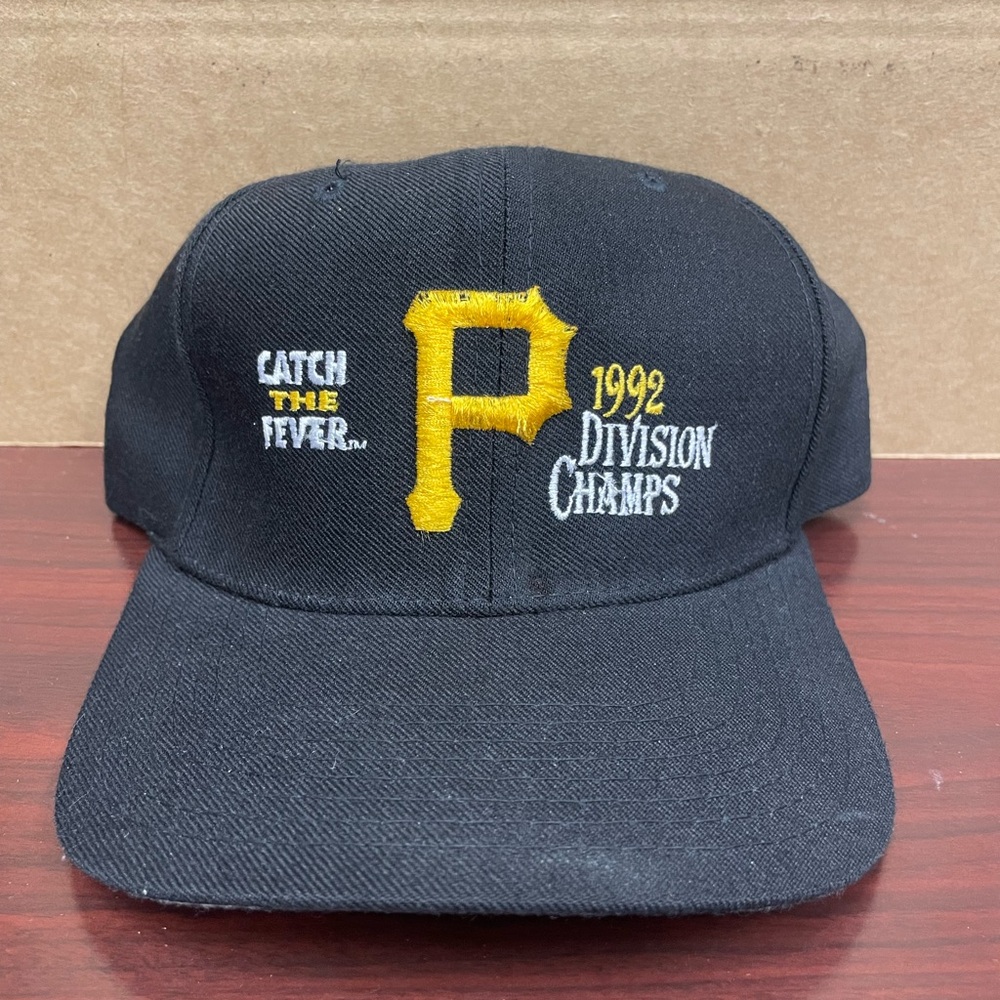 Vintage Pittsburgh Pirates Catch The Fever 92 Division Champs New Era Hat Cap